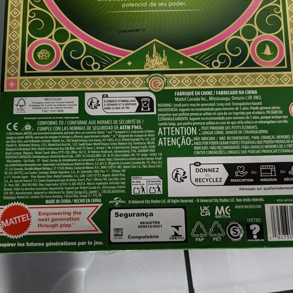 Mattel Wicked Movie Elphaba Witch Doll - RARE URL Misprint Website Recall - Picture 9 of 16